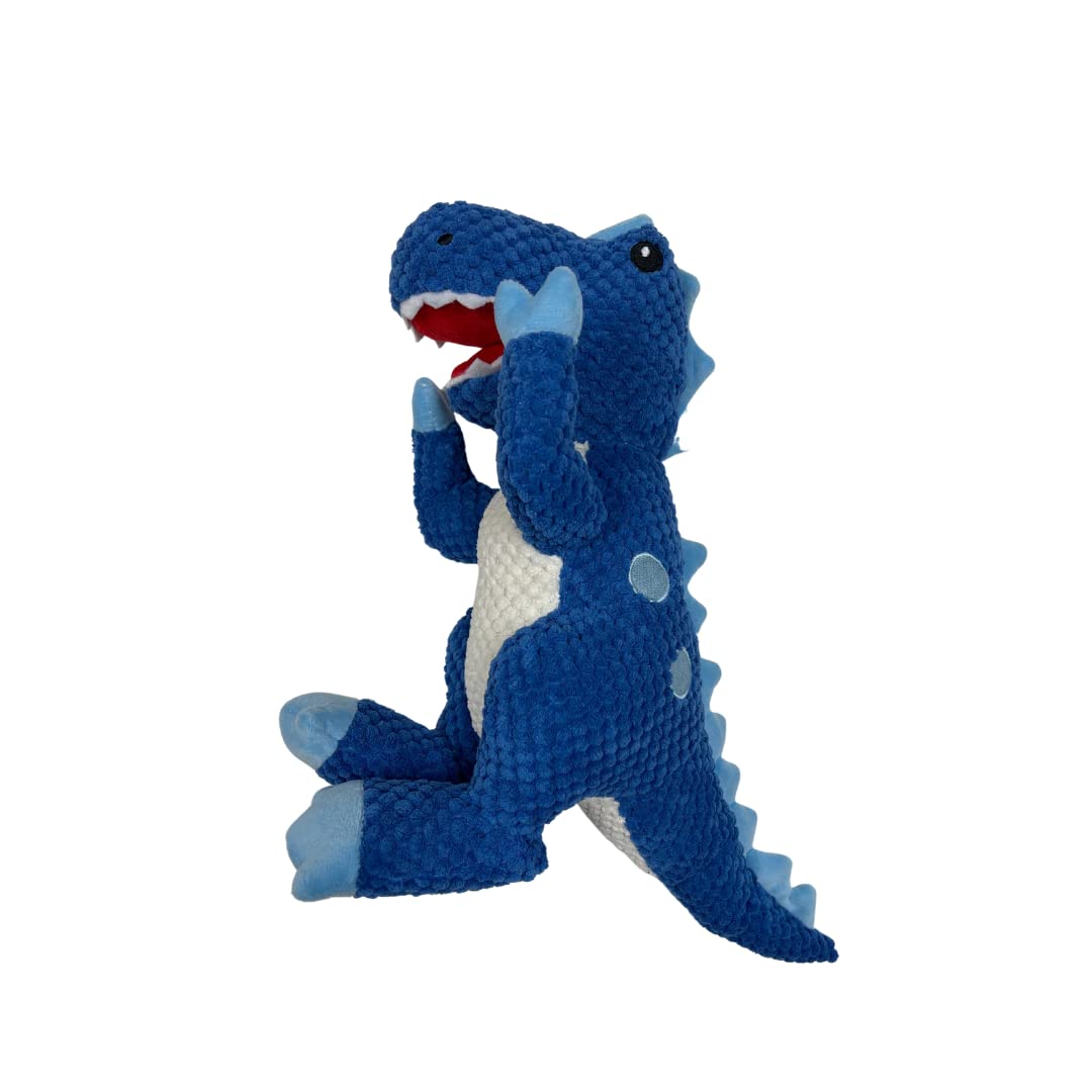 Fabdog Floppies Plush Dog Toy - Cute & Durable Squeaky Dog Toys - Best Squeak Toy For Puppies And All Breeds | Ideal Pet Gift| Small T-Rex
