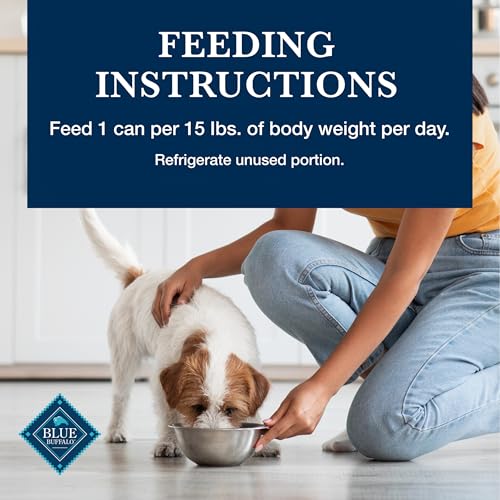 Blue Buffalo Homestyle Recipe Adult Wet Dog Food, Made with Natural Ingredients, Turkey Dinner With Garden Vegetables, 12.5-oz C