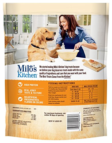 MiloS Kitchen Simply Chicken Jerky Dog Treat, 7 Oz