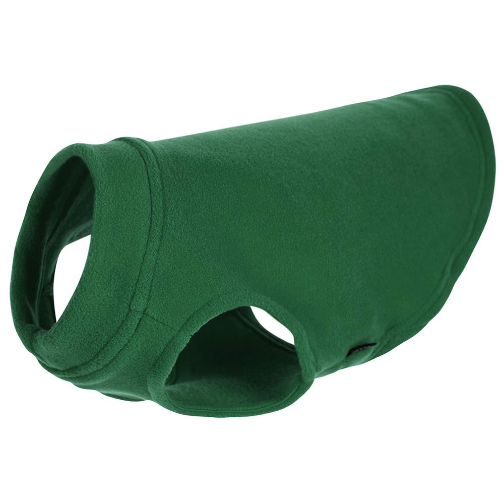 Gooby Stretch Fleece Vest Dog Sweater - Forest Green, Small - Warm Pullover Fleece Dog Jacket - Winter Dog Clothes For Small Dogs Boy - Dog Sweaters For Small Dogs To Dog Sweaters For Large Dogs