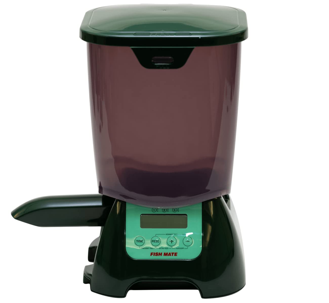 Fish Mate P7000 Large, 6 lbs Capacity, Rain-Resistant Automatic Pond Fish Feeder