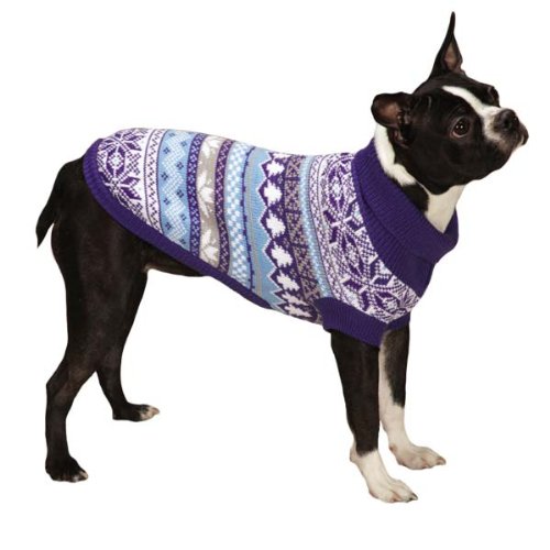 East Side Collection Ski Lodge Sweater, X-Large, Blue