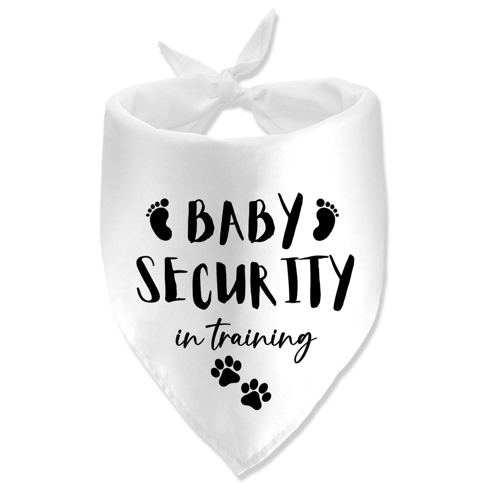 Baby Security In Training Printed Dog Bandana Pet Scarf Dog Pregnancy Announcement Bandana Pregnancy Dog Bandana For Dogs Pet Ac