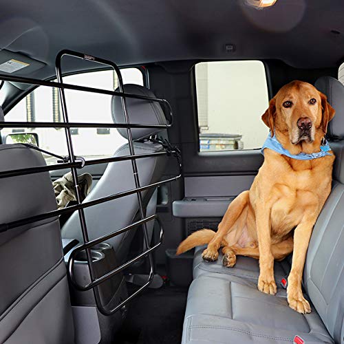 Zookeeper Vehicle Pet Barrier: Adjustable Universal For Cars, Trucks, Suvs - Moves With Your Vehicle Seats. Tilt. Slide. Recline. Easy Install Dog Car Gate - Strong Metal Tubing Gate Divider