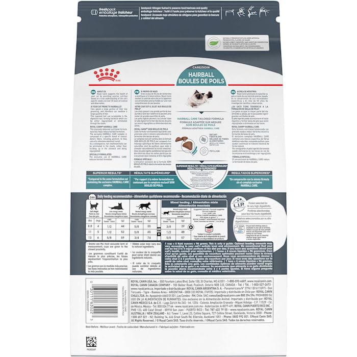 Royal canin Hairball care Dry cat Food, 6 lb bag