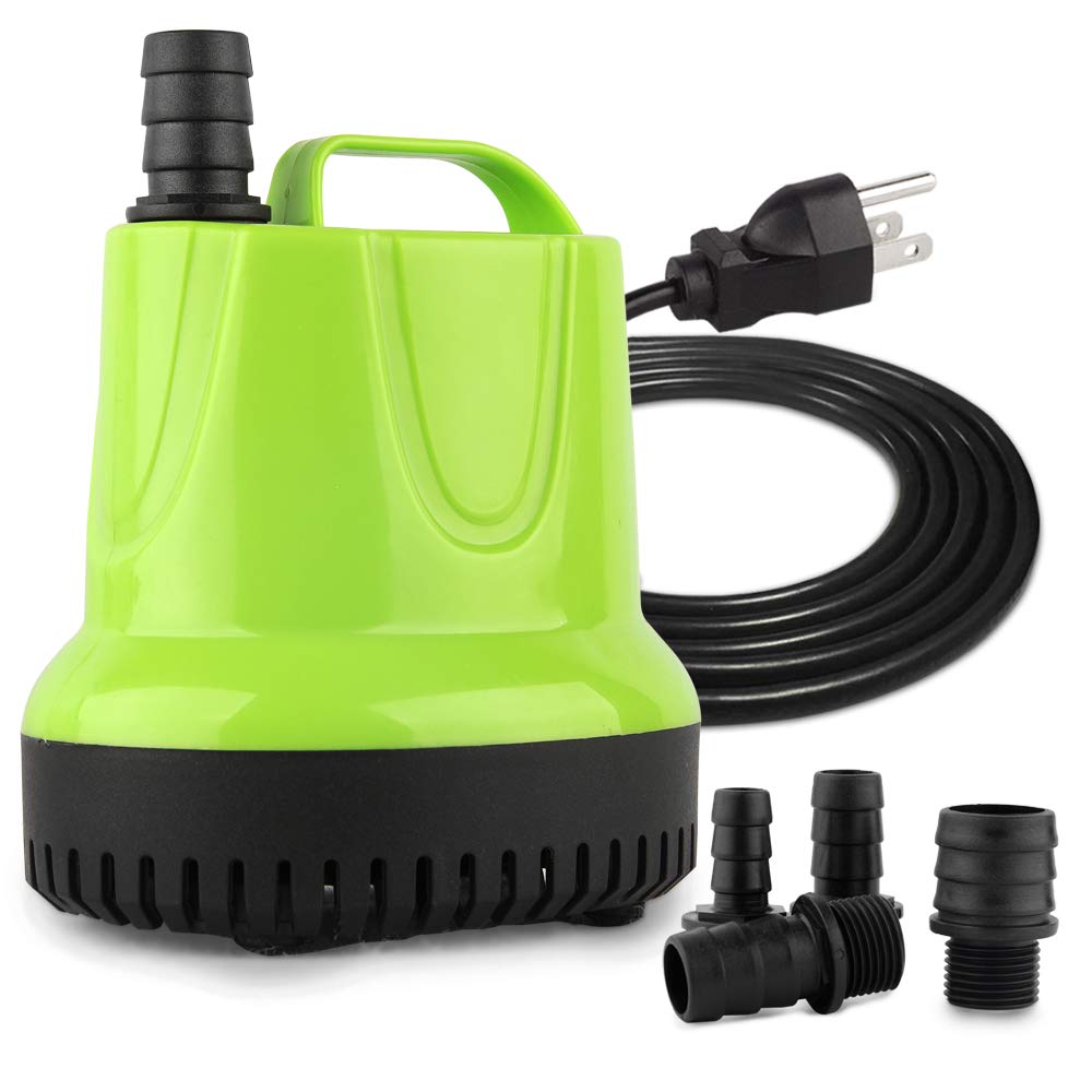 Freesea Fountain Submersible Water Pump: 660 Gph 40W Small Sump Pump For Outdoor Pond Hydroponic Statuary Waterfall Aquarium Fish Tank