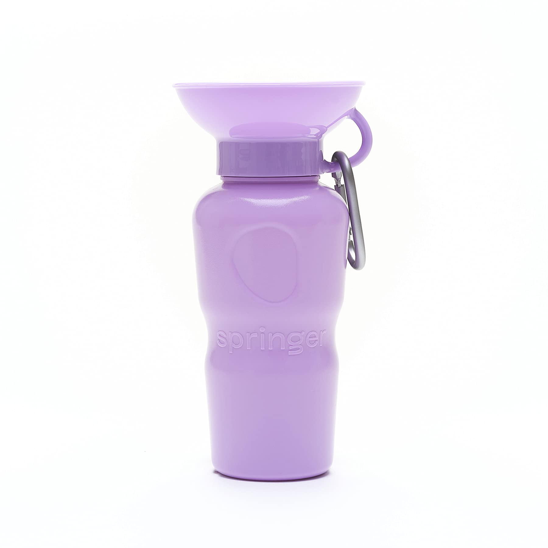 Springer Dog Travel Water Bottle | As Seen On Shark Tank | Patented, Leak-Proof, Portable Water Bottle For Dogs | Bpa-Free 22Oz Classic Lilac