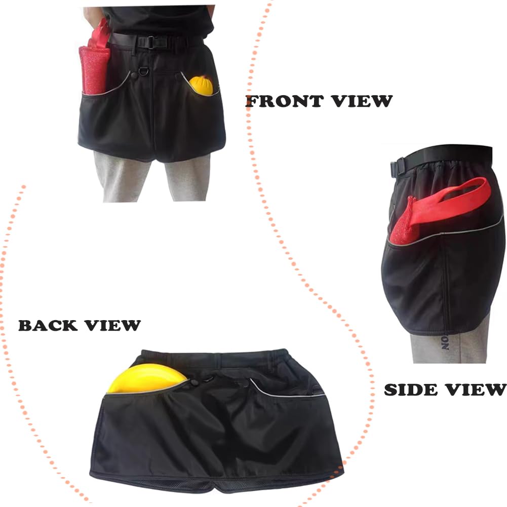 Suweisua Dog Trainer Vest For Men Women With Big And Deep Pockets, Pet Handler Waist Treat Pouch Apron Design Of For Holding Dog