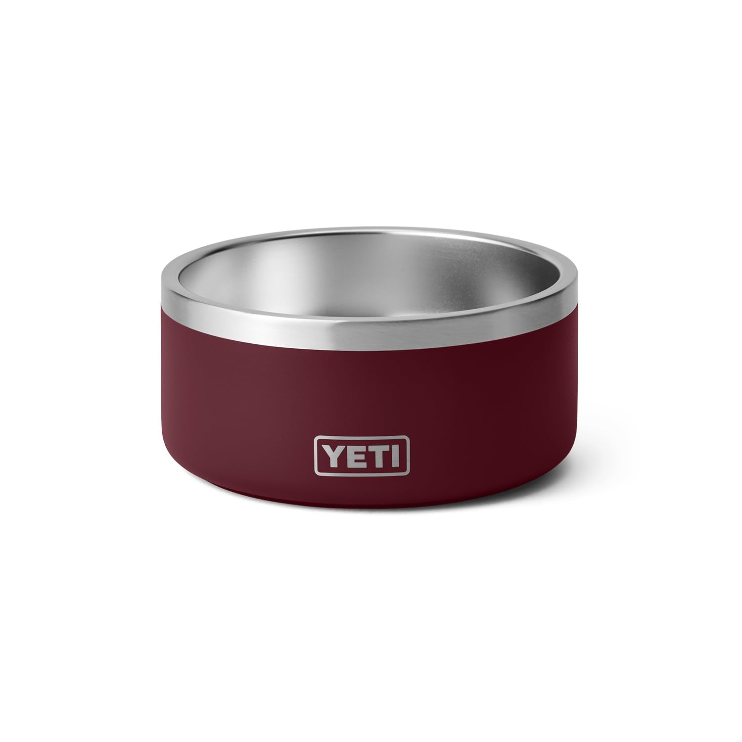 Yeti Boomer 4, Stainless Steel, Non-Slip Dog Bowl, Holds 32 Ounces, Wild Vine Red