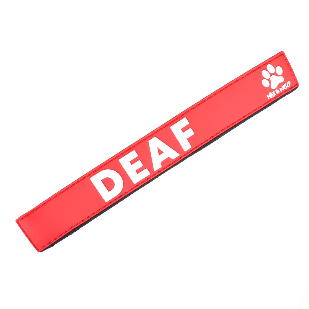 Max And Neo Leash Sleeves Deaf - We Donate 1 For 1 To Dog Rescues For Every Product Sold (2 Sleeves, Deaf)