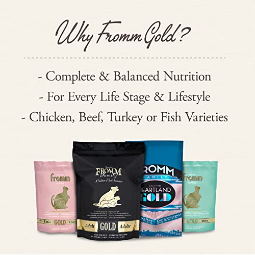 Fromm Adult Gold with Ancient Grains Dog Food - Premium Dry Dog Food - Chicken Recipe - 15 lb