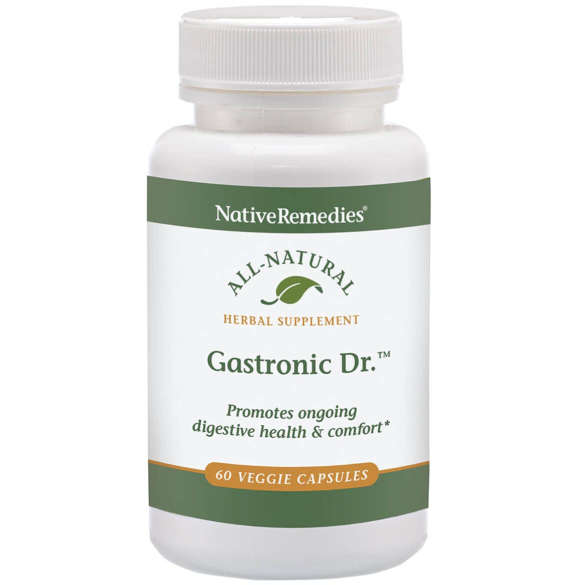 Native Remedies Gastronic Dr. - All Natural Herbal Supplement for Healthy Digestion and Comfort After Meals - Promotes a Healthy