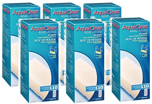 Fluval (6 Pack) Aquaclear 110 Foam Insert