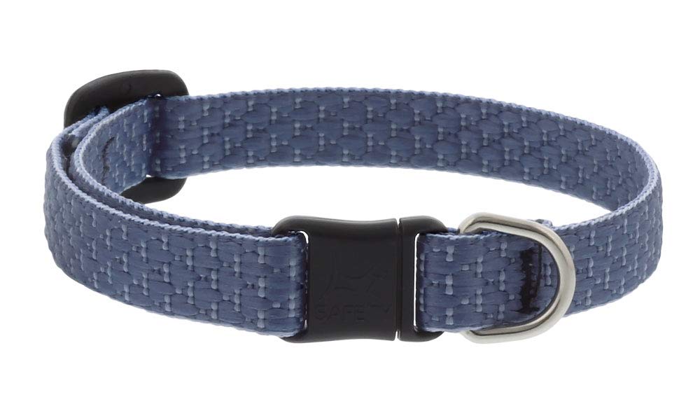 Breakaway Cat Collar By Lupine Eco Collection 1/2'' Wide Mountain Lake Adjusts 8-12''