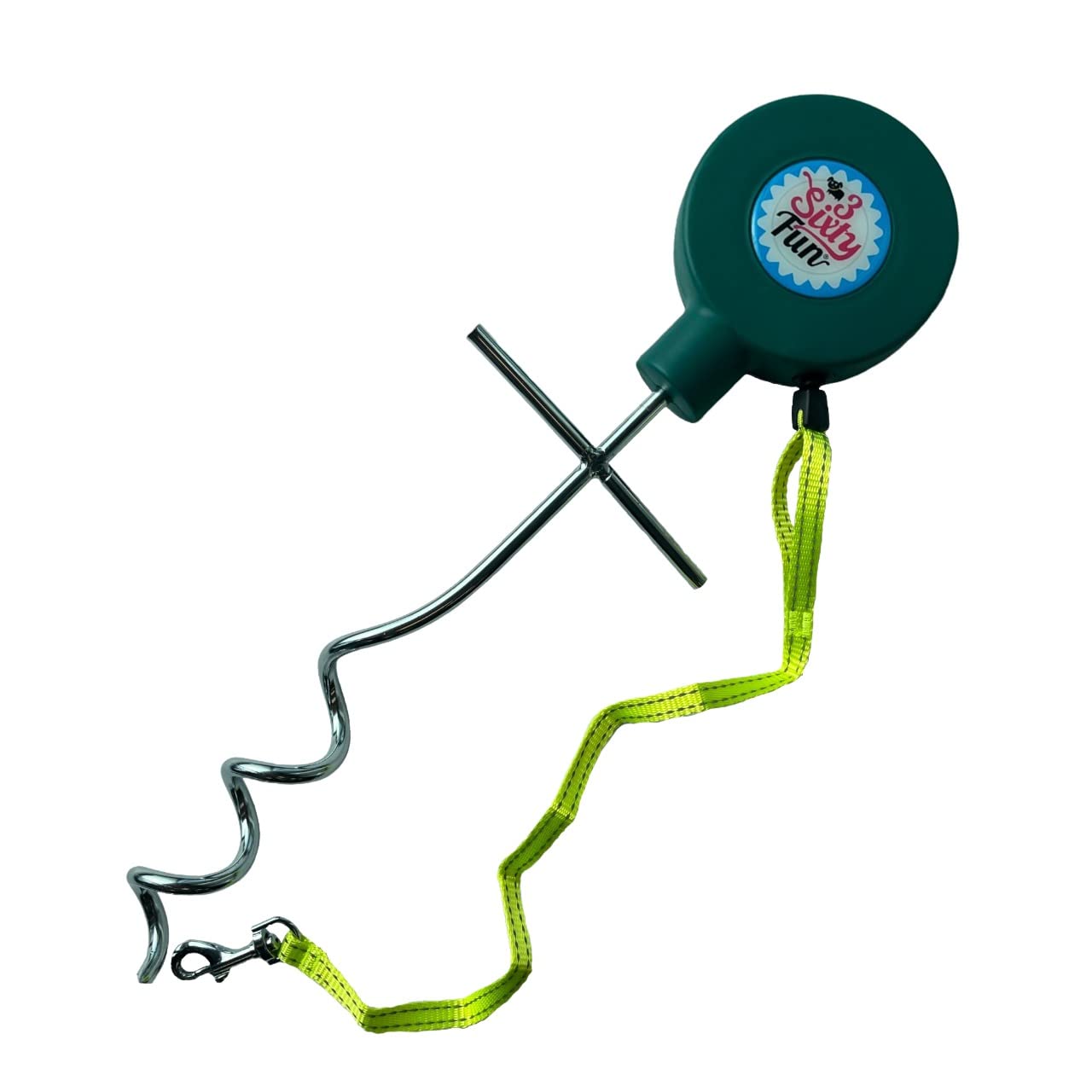 16 Feet/ 5 M Slip Leads For Dogs - Dog Tie Out Cable & Stake - Rotates 360 Tangle Free - Slip Leash For Dogs For Camping Travel 