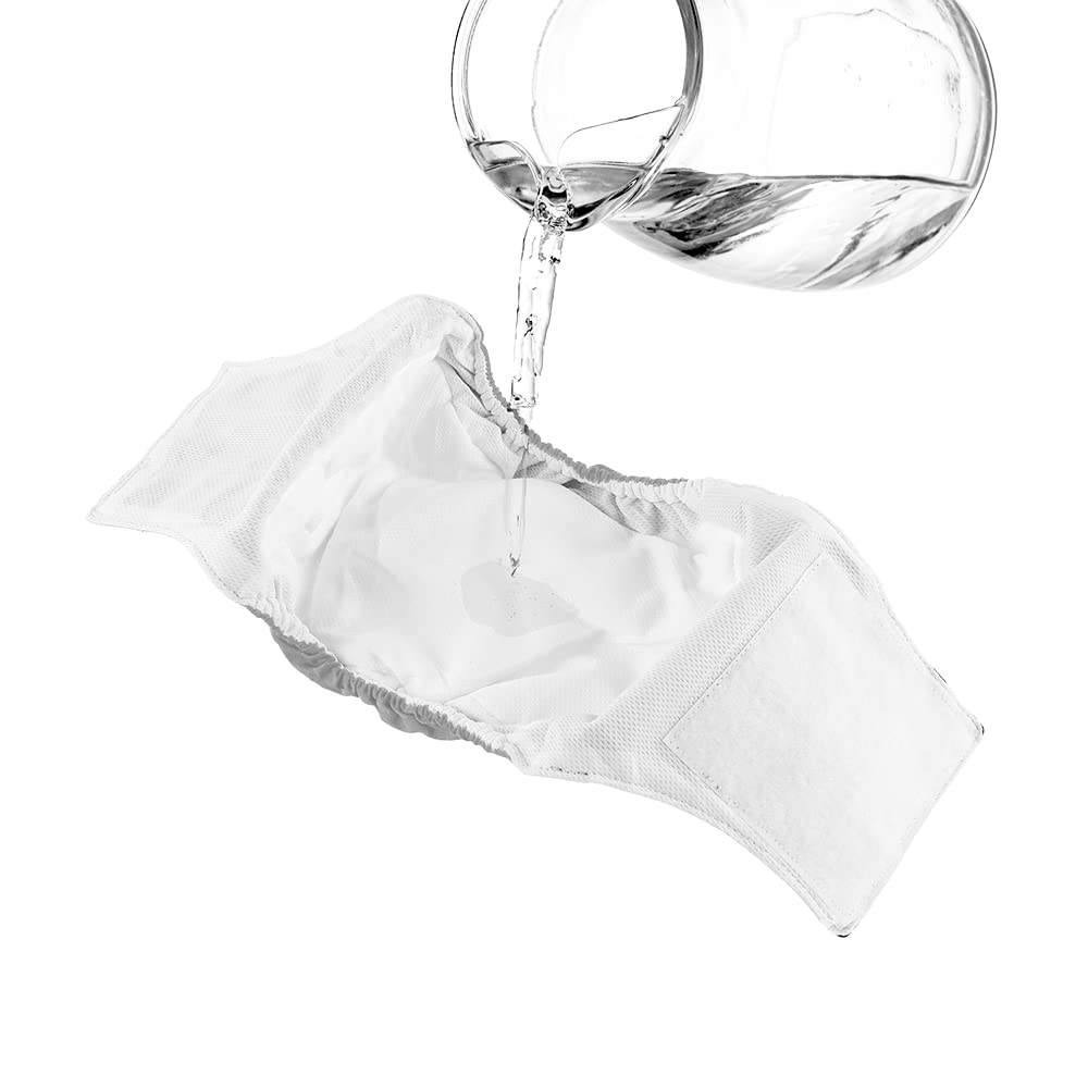 Pet Parents Premium Washable Belly Bands For Male Dogs & Extendrs, (3Pack) Of Male Dog Diapers & Male Dog Belly Bands, Color: Natural, Size: Medium Dog Diapers Male