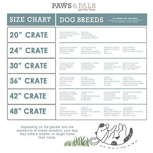 Dog Crates for Extra Large Dogs - XL Dog Crate 42 Pet Cage Double-Door Best for Big Pets - Wire Metal Kennel Cages with Panel &