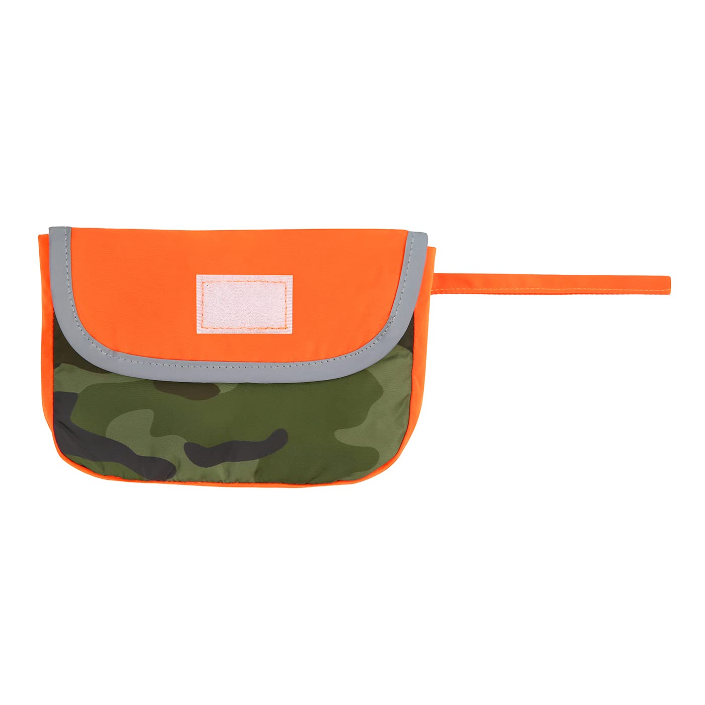HDE Reversible Dog Raincoat Hooded Slicker Poncho Rain Coat Jacket for Small Medium Large Dogs Camo Orange - S