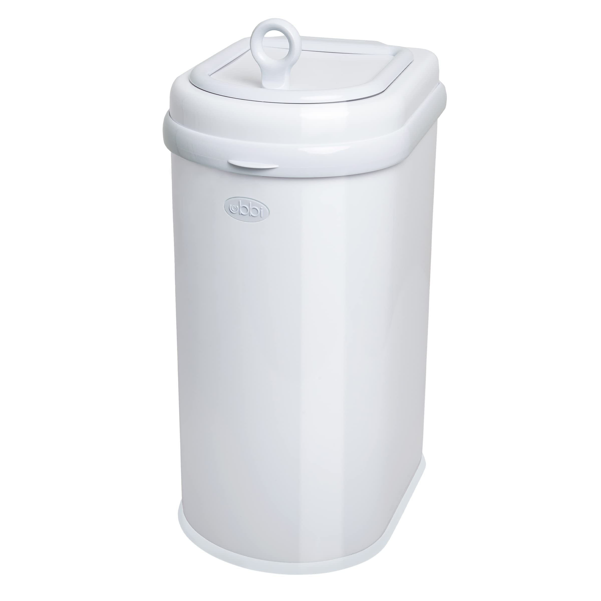Ubbi Pet Waste Pail, Cat Litter Disposal System, Odor Locking, White