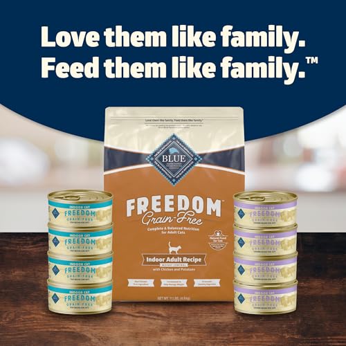 Blue Buffalo Freedom Grain-Free Adult Weight Control Dry Cat Food, Complete & Balanced Nutrition for Indoor Cats, Chicken Recipe