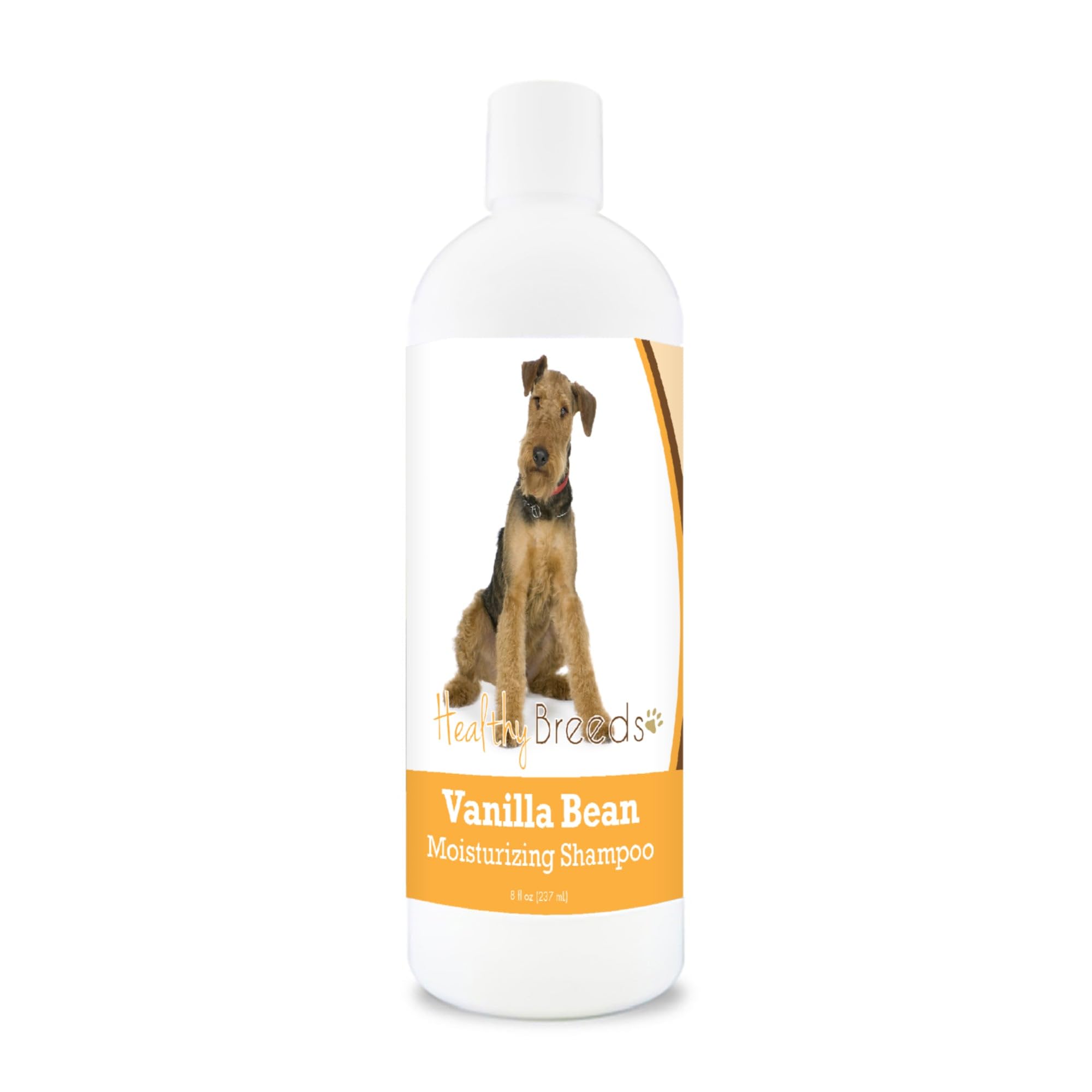 Healthy Breeds Airedale Terrier Vanilla Bean Moisturizing Shampoo + Conditioner - With Vitamins A, D, E + Coconut Oil - 8 Oz