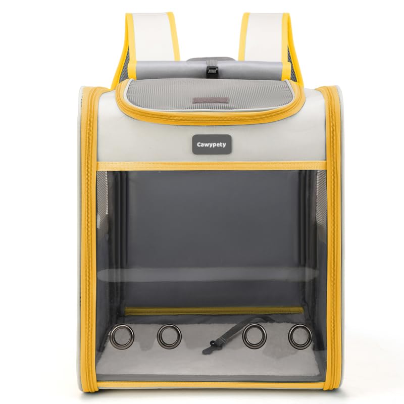 Cawypety Cat Backpack Carrier, Collapsible And Breathability Cat Carrier Large For Cat Under 16 Lbs, Dog And Small Pet Carrier B