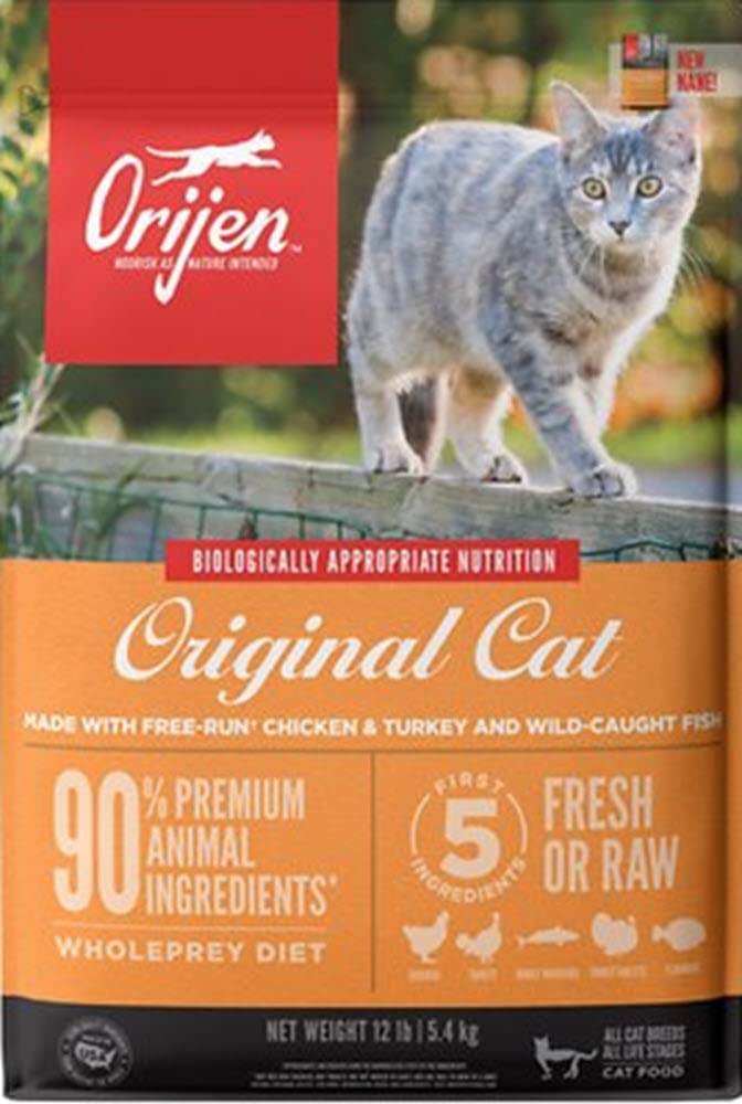Orijen Biologically Appropriate Dry Cat And Kitten Food 4 Pound Bag