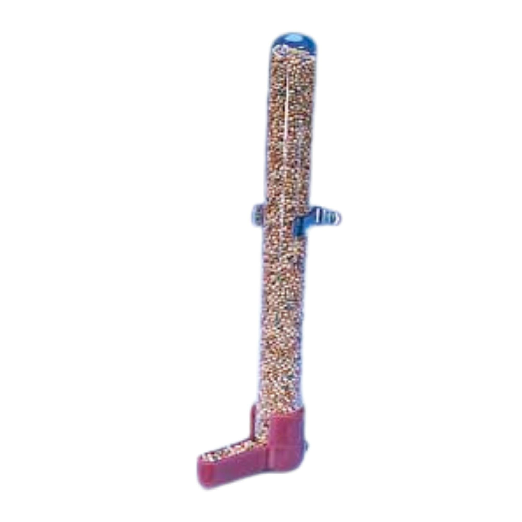 Penn-Plax Bird-Life Seed and Water Dispenser - Bird Feeder - Glass Tube with Cage Clip - Large (BA340)