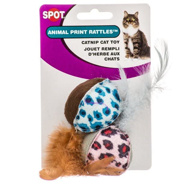 Animal Print Rattle With Catnip