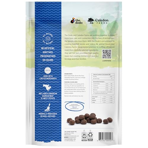 Caledon Farms The Dodo Baked Bites Beef & Sweet Potato 9.35 oz, Dog Treats