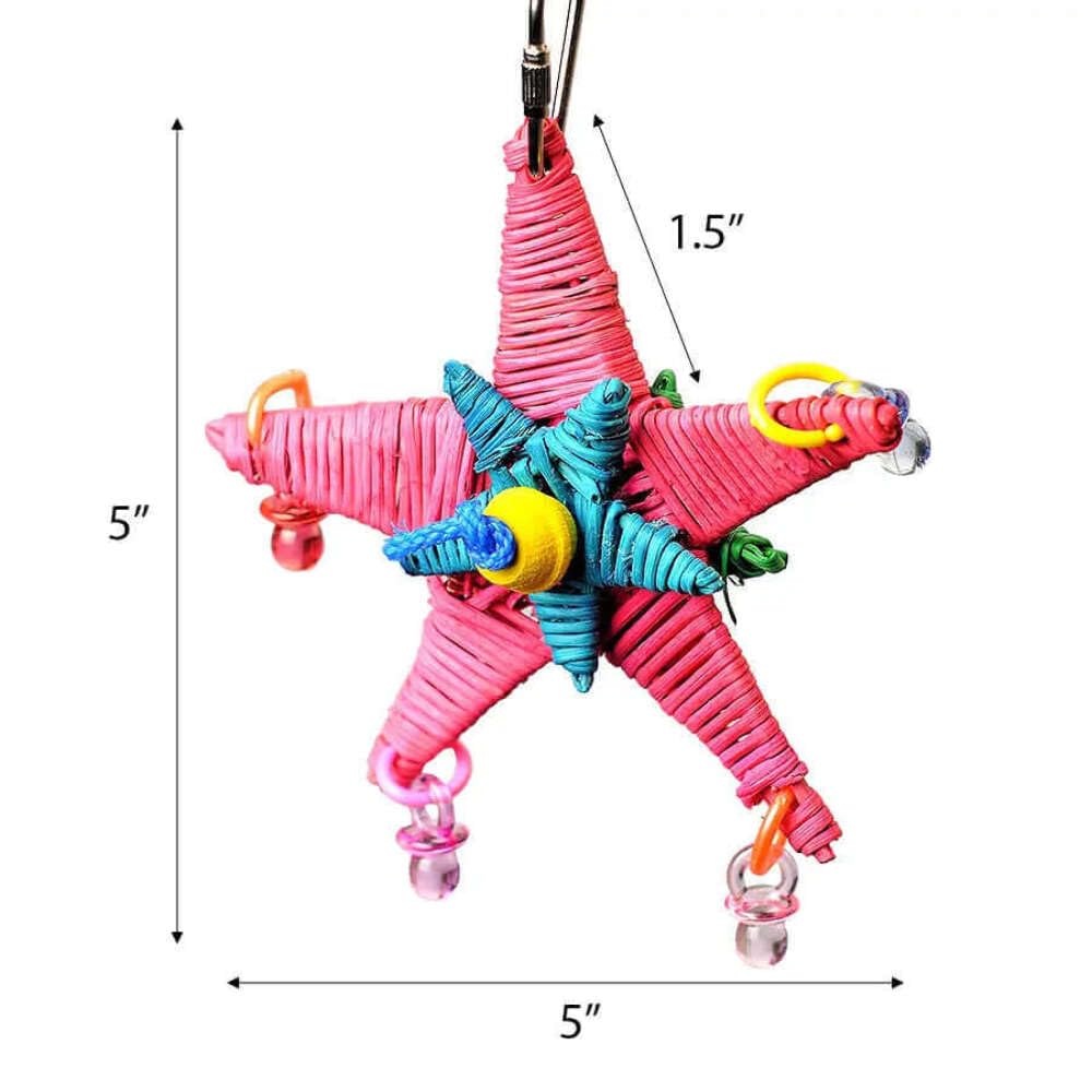 Happy Beaks Star Power Bird Toy