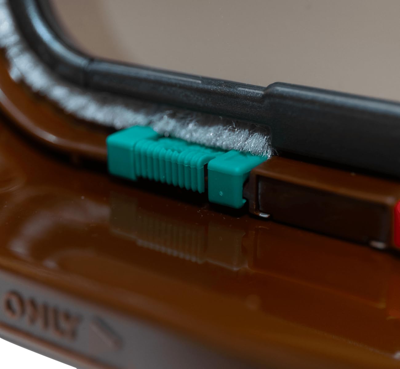 Cat Mate 4 Way Locking Cat Flap With Door Liner, Brown