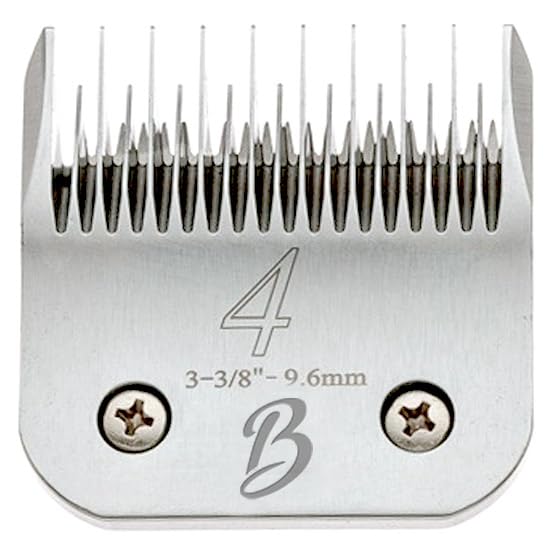Bucchelli Detachable A Series 4 Blade Dog Grooming Skip Tooth Cuts Length 3 3/8' - 9.6Mm Japanese High Carbon Steel Dog Groomin
