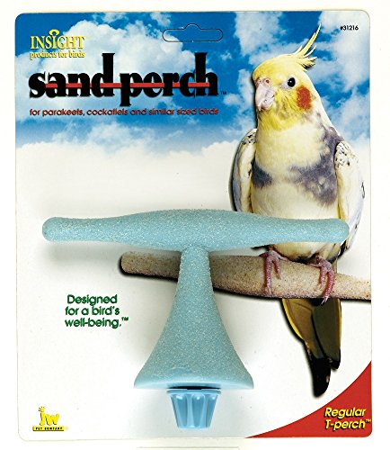 Insight 31216 T Shaped Sand Perch For Pet Birds  Size (Regular) By Doskocil