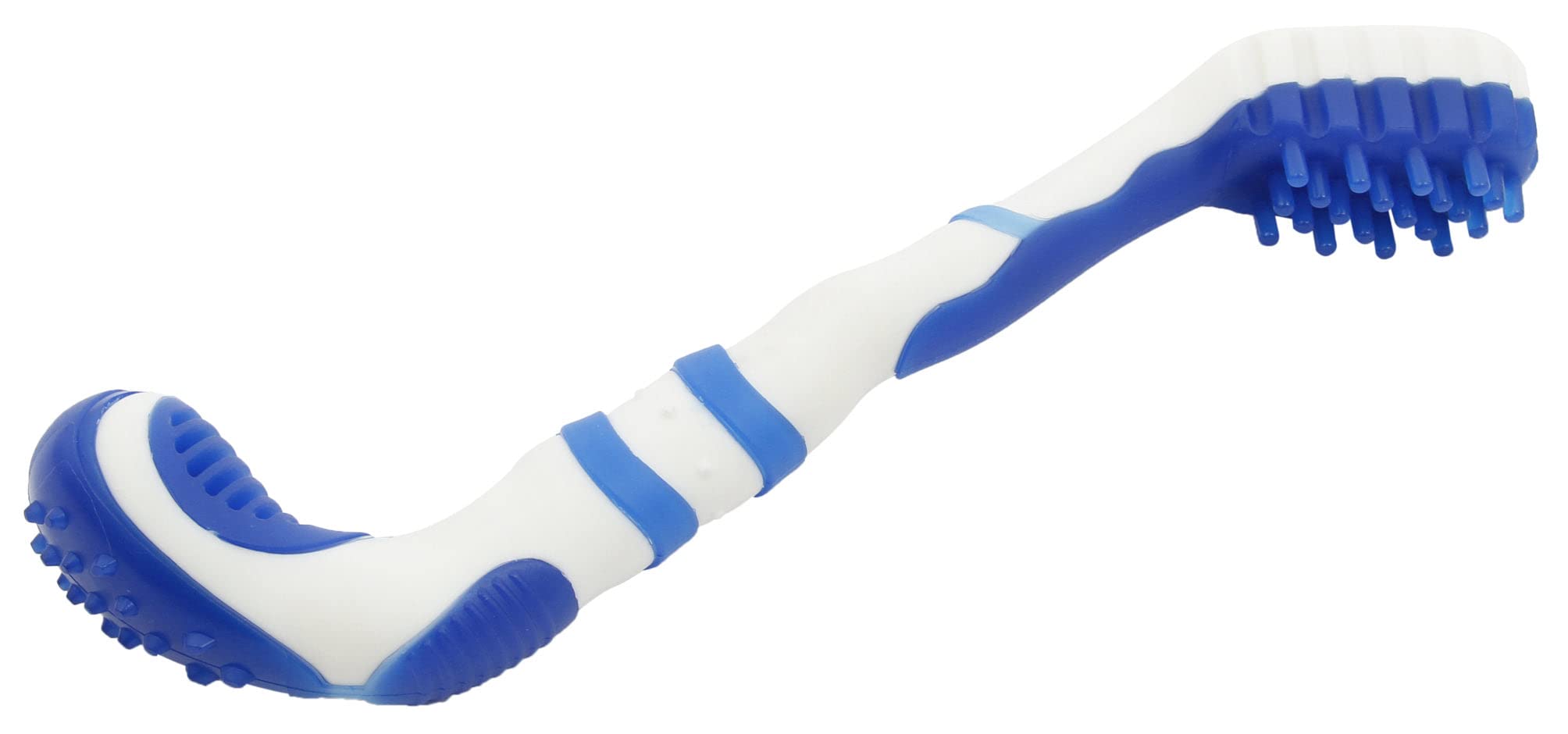 Pet Life  'Denta-Brush' TPR Durable Tooth Brush and Dog Toy