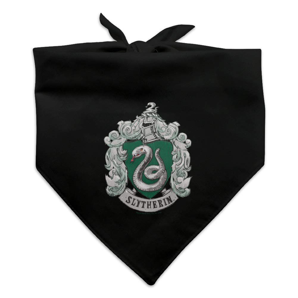 Graphics & More Harry Potter Slytherin Painted Crest Dog Pet Bandana