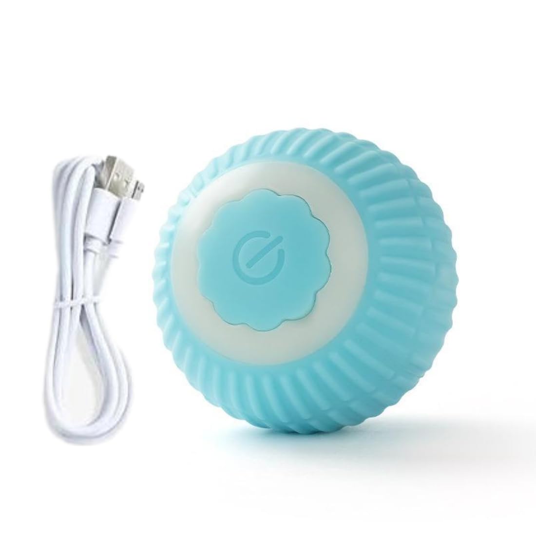 Pet Fun Smart Led 360 Cat Toy Ball  Interactive Rechargeable Rotating Ball With Led Light, Automatic Obstacle Avoidance, Chasin