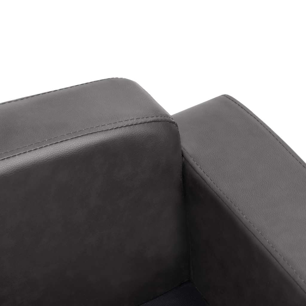 vidaXL Dog Sofa Gray 31.5x19.7x15.7 Faux Leather