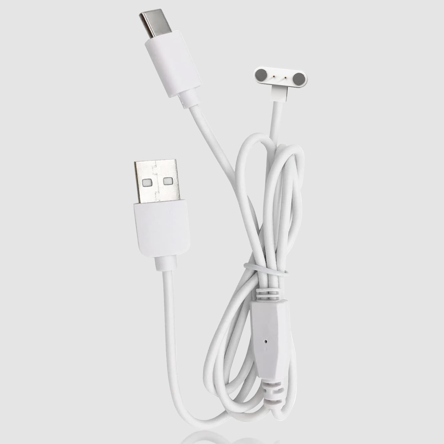 Dog Shock Collar Charger Cord Replacement For Aibors Training Collar, 2-In-1 Magnetic And Usb C Charging Cable