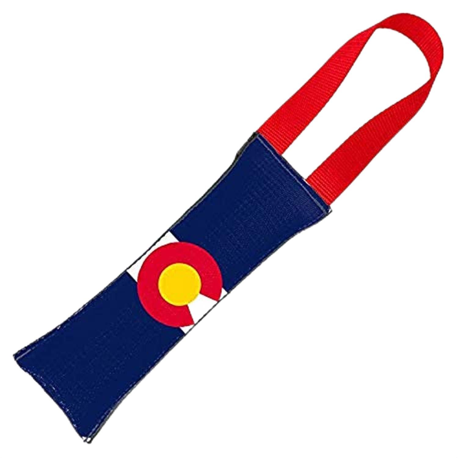 Buckle-Down Dog Tug Toy Colorado Flag Centered Multicolor, 15' X 3' X 2'