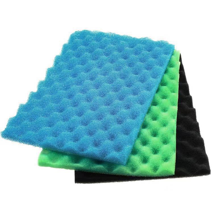 Aquaneat Aquarium Bio Sponge Foam Filter Media Pad Cut-To-Fit For Fish Tank Sump Pond 17' X 11' X 1/2' To 1'