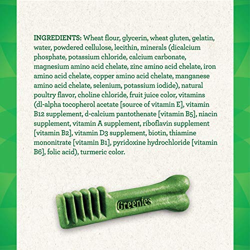 GREENIES Dental Chews Petite Treats for Dogs - TREAT-PAK Package 27 oz. 45 Treats