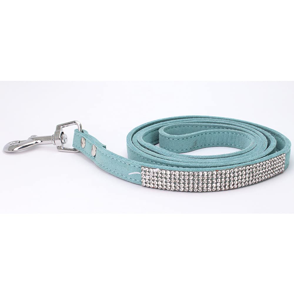 Etopars Microfiber Pet Dog Collar Leashes Set, Reflective Dog Collar, Double-Layer Soft Leather Pet Leash, Cat Dog Collar Leash Set, Pet Collar Leash For Small & Medium Dogs