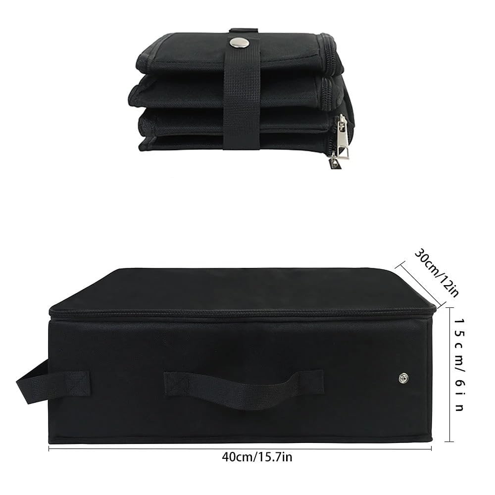 Portable Cat Travel Litter Box With Zipped Lid, Foldable Travel Litter Box, No Leakage, No Smell, Waterproof, Easy To Carry, Eas