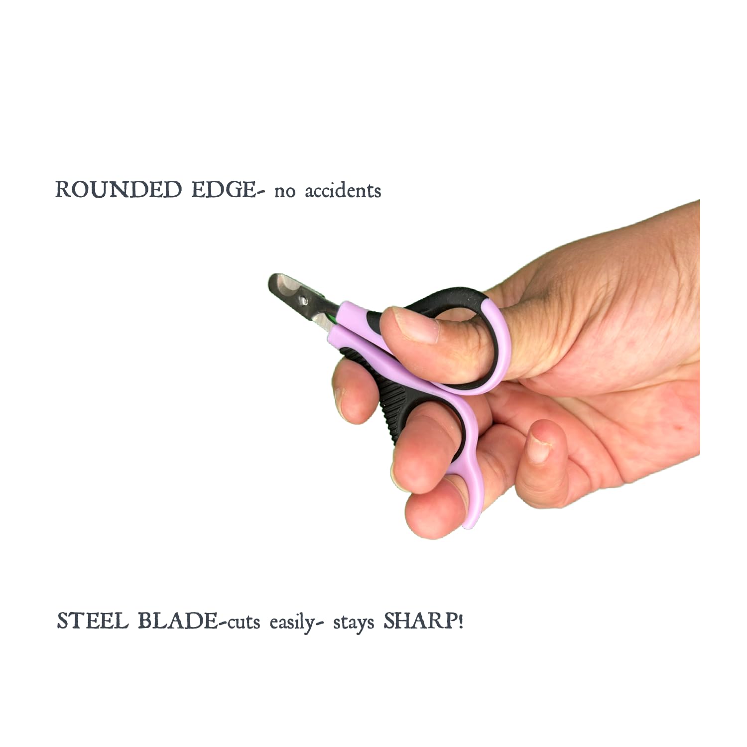 Purple Professional Small Pet Nail Clippers Easy Grip Cat Nail Clipper And Trimmer Dogs Birds Rabbits Ferrets Chinchillas