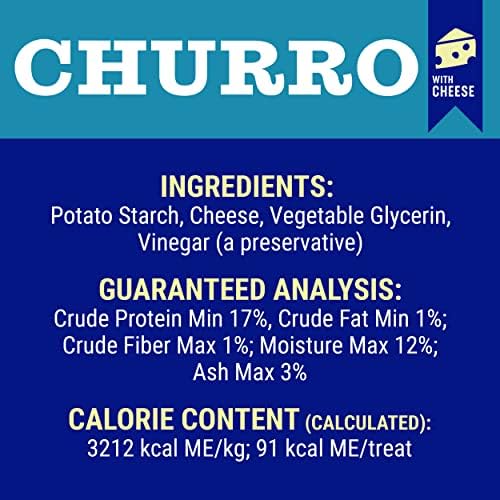 Himalayan Pet Supply Churro Himalayan Cheese Treats | Cheese Churro | Lactose Free - Gluten Free - Grain Free | USA Made | for A