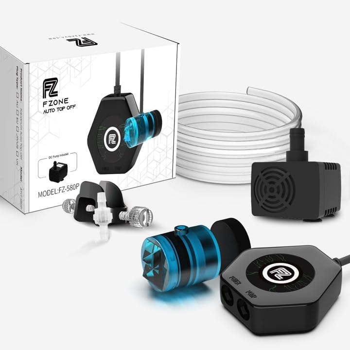 FZONE ATO with Controller, QST2.0 Auto Top Off System for Saltwater Aquarium & Freshwater Aquarium