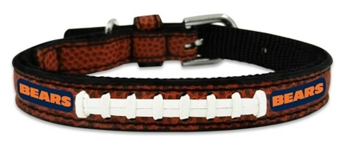 Chicago Bears Classic Leather Football Collar, Toy