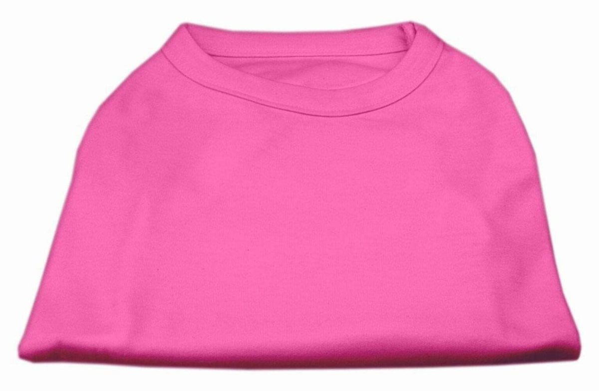 Blank, Plain Dog Shirt for Pets 20-115 Pounds Bright Pink 6X (60-115 lbs)