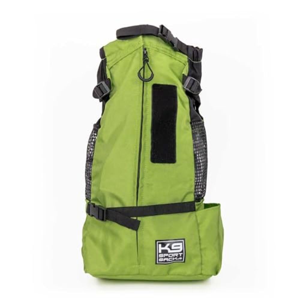 K9 Sport Sack Trainer - X-Small, Greenery - Ideal for Dogs with 9-12    Back Length - Backpack-Style Training Carrier - Meant fo